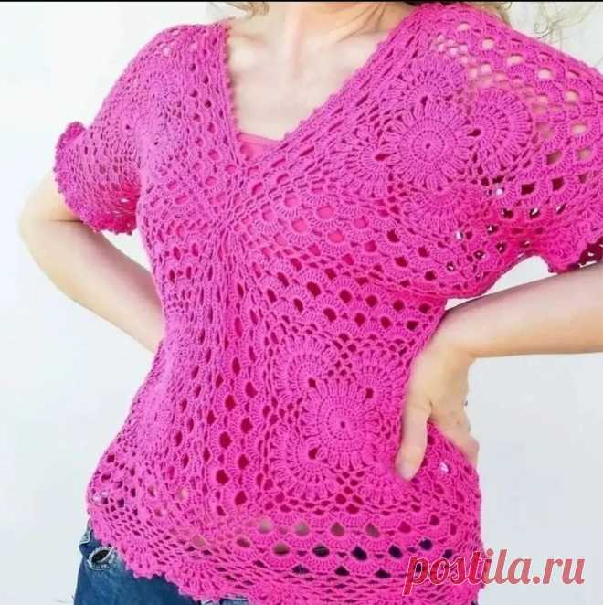 Летние ажурные топы, платья. Вяжем крючком и спицами. | Terockisa. Магия петель. | Дзен