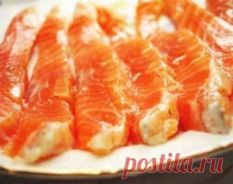 Малосольная красная рыба | Домашняя кулинария
