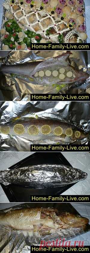 Судак фаршированный - пошаговый фоторецепт - судак фаршированный сыромКулинарные рецепты