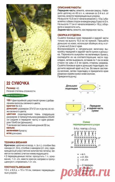 Сумка крючком
