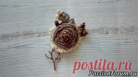 Текстильные бохо-броши | Другие виды рукоделия