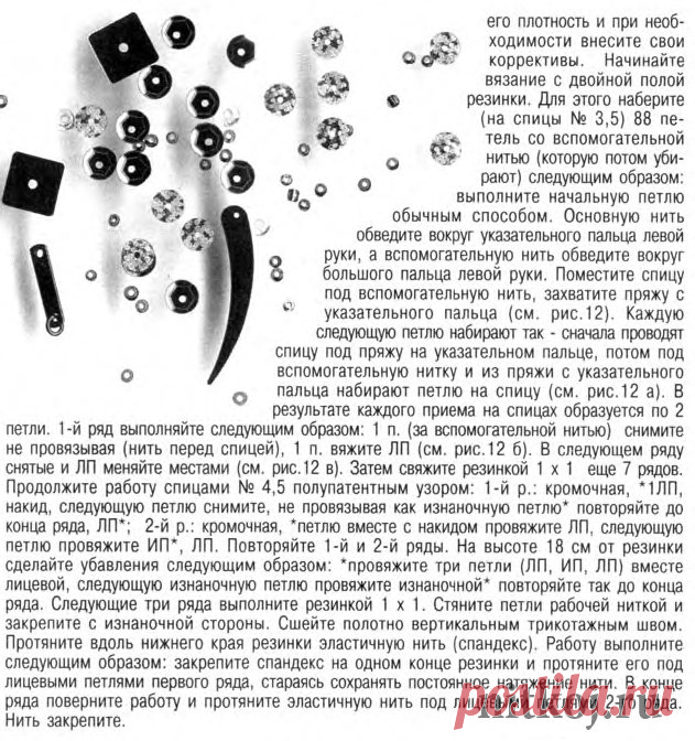 Берет спицами » Ниткой - вязаные вещи для вашего дома, вязание крючком, вязание спицами, схемы вязания
