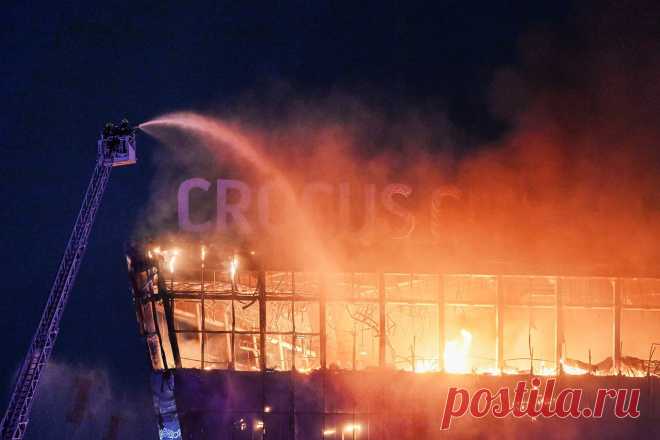 ФСБ сообщила о 40 погибших во время стрельбы в «Крокус Сити Холле»