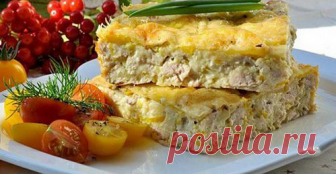 Нежнейшая куриная запеканка (готовим в мультиварке) Блюдо получится сытное, сочное, ароматное и очень-очень аппетитное!