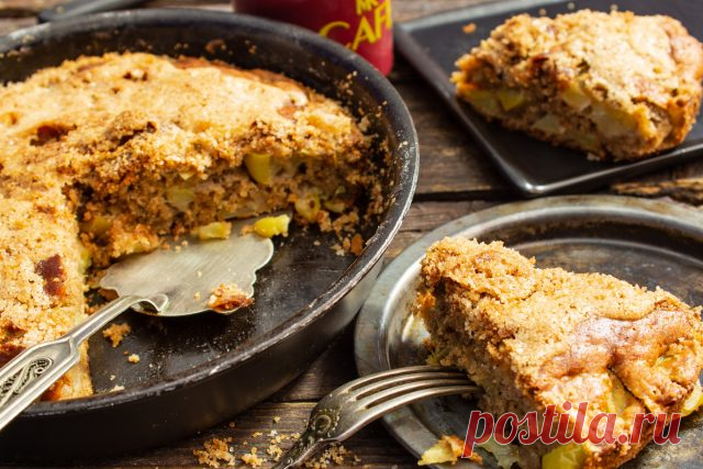 Яблочный пирог с корицей — Ботаничка