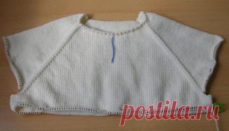 Вяжем реглан спицами - пошаговый мастер класс с фото.