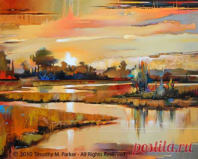 Нереальная красота! Художник Timothy M. Parker.