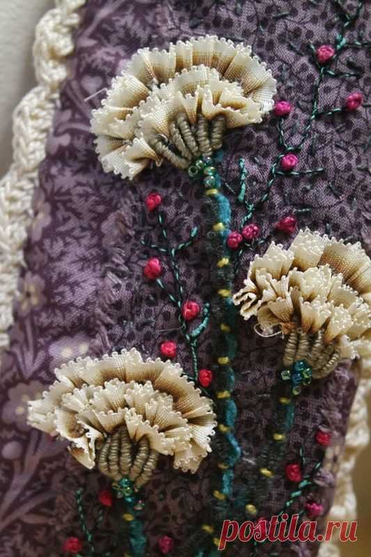 Вышивка цветов: изумительные идеи — DIYIdeas
