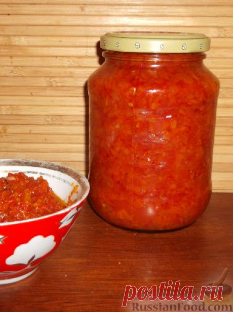 Рецепт: Икра из помидоров на RussianFood.com