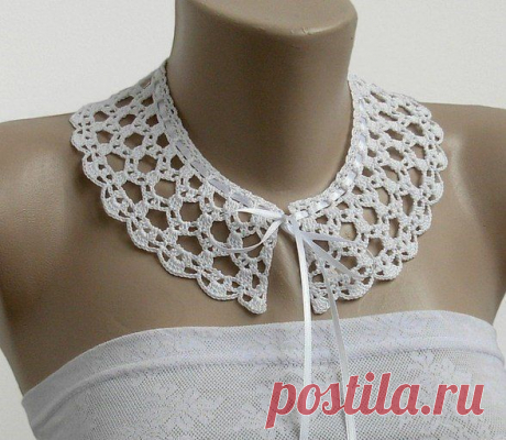Вязание-крючок-РАЗНОЕ &gt;Воротник