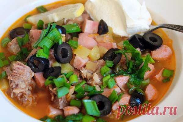Солянка сборная мясная | Домашняя кухня | Яндекс Дзен
