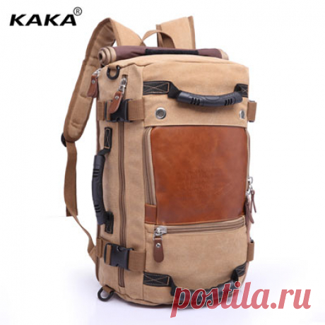 TripleClicks.com: Большая рюкзак / сумка через плечо KAKA