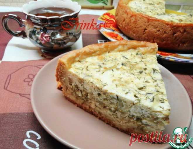 Луковый пирог в мультиварке – кулинарный рецепт