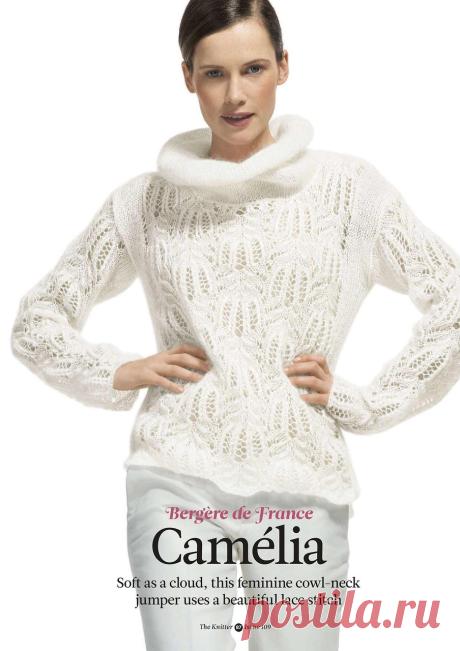 Свитер "Camelia" спицами
