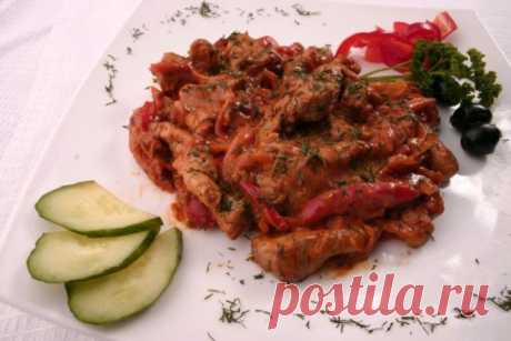 Свиная поджарка с подливой по-классически - Dynastyofchefs.ru