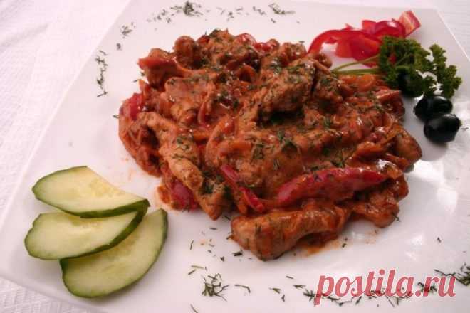 Свиная поджарка с подливой по-классически - Dynastyofchefs.ru