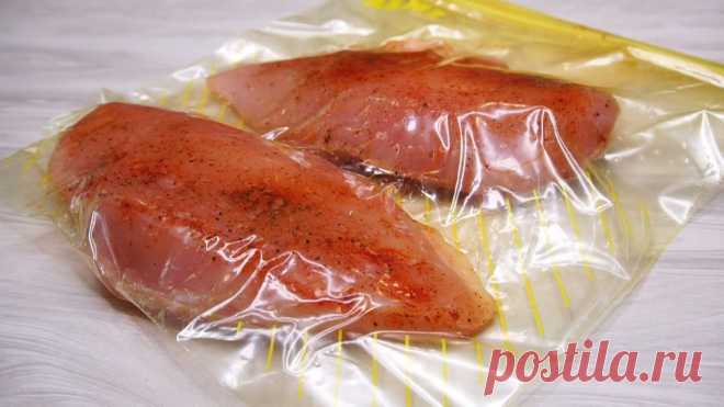 Зачем я кладу МЯСО в ПАКЕТ!? или Что приготовить ВКУСНОГО из Куриной грудки.