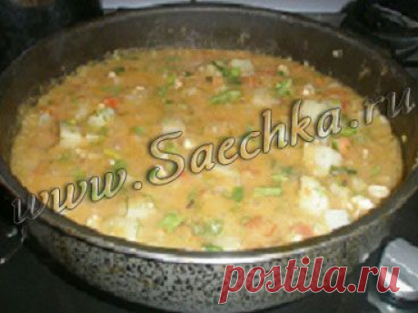 Чечевица с овощами - итальянская кухня