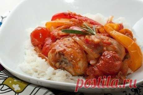 Как приготовить курица запеченная с овощами - , ингридиенты и фотографии