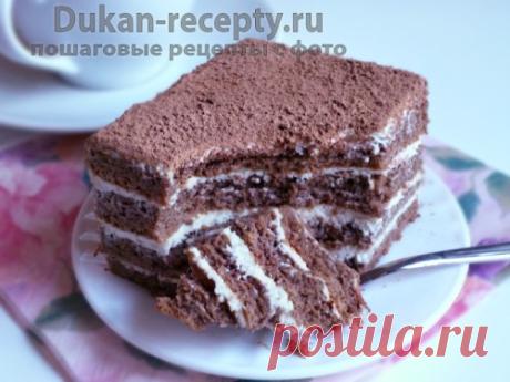 Торт "Фаворит" (шоколадно-кофейно-ореховый) - Рецепты для диеты Дюкана | Рецепты для диеты Дюкана