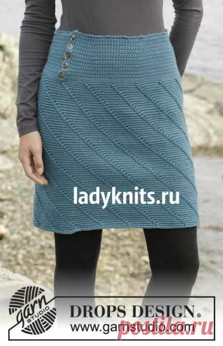 Теплая юбка крючком Miss Moneypenny от Drops