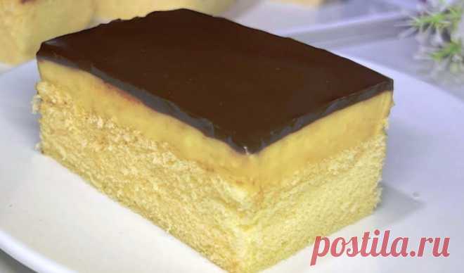 Бостонский кремовый торт. Классика кулинарии: просто и очень вкусно