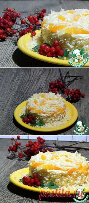 Салат из сыра с апельсинами - кулинарный рецепт