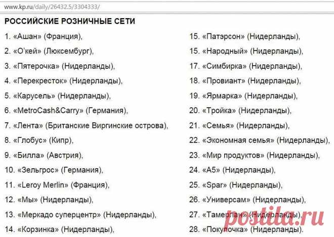 Кому принадлежать магазинные сети   Facebook