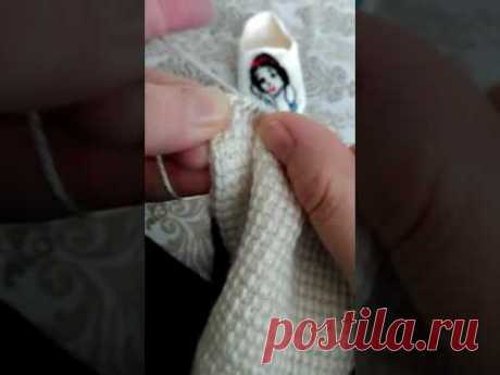 Pamuk prenses patik alt tabanı örme