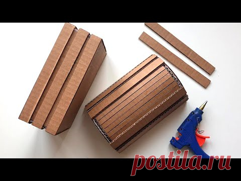 Сундучок из картона своими руками