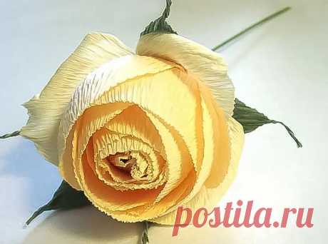 ღРоза из бумаги своими руками