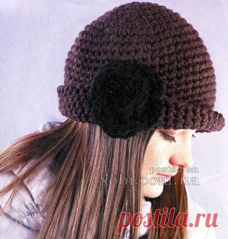 Шляпка крючком