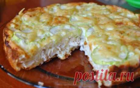 Лёгкий куриный пирог