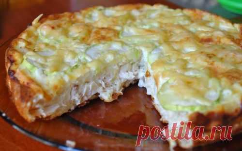 Лёгкий куриный пирог