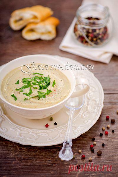 Рецепт: Суп-пюре с цуккини и куриной печенкой