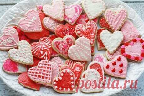 #деньвлюбленных #14февраля #деньсвятоговалентина Коллекция Рецептов: #деньвлюбленных #14февраля #деньсвятоговалентина.Сахарные сердечки.Время приготовления: 1 часПорций: ...