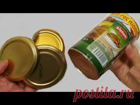 Собираю ПУСТЫЕ ЖЕСТЯНКИ и Заливаю КЛЕЕМ. Все в ШОКЕ ! Смотри ДОконца! DIY поделки-из джута.идеи дома