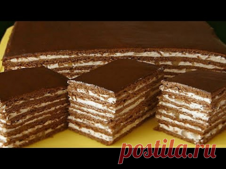 САМЫЙ ВКУСНЫЙ ТОРТ СПАРТАК  ДОМАШНИХ УСЛОВИЯХ! ШОКОЛАДНЫЙ ТОРТ ЗА 30 МИНУТ.. НАШЛА РЕЦЕПТ В КНИГЕ..