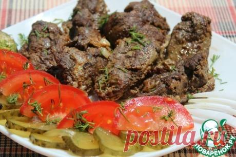 Куриная печень в яичном маринаде