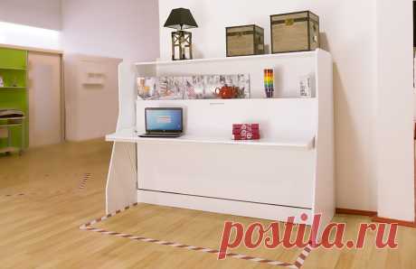 Table Bed - Mobilier inteligent. Pat rabatabil.