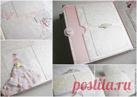 Купить Свадебный альбом "Luxury flowers" - бежевый, альбом для фото, альбом для фотографий