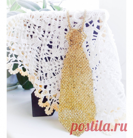 Скидки 50% на галстуки из бисера!!! - Ярмарка Мастеров - ручная работа, handmade