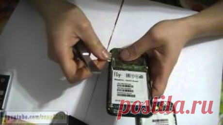 Fly IQ442 Quad разборка, замена начинки, Видео, Смотреть онлайн