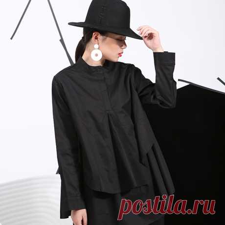 плюс размер рубашки женщины Picture - More Detailed Picture about [soonyour] 11.11 2016 fall plus size shirts women blouses Long sleeve white loose 100%cotton tops black shirt big size C006111 Picture in Blouses &amp; Shirts from soonyour fashionable Store | Aliexpress.com | Alibaba Group