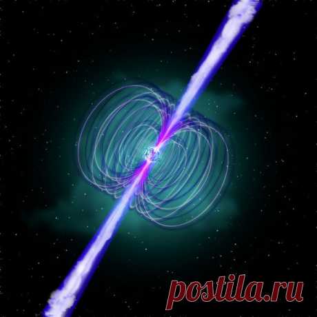 Магнетар может быть причиной взрывов экстремально ярких сверхновых / Интересный космос