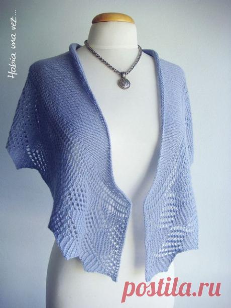 Шаль спицами нежненько и красиво. Ажурные бактусы спицами схемы | Домоводство для всей семьи