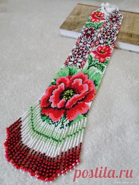 Гердан "Маки" | Бисер. Работы пользователей