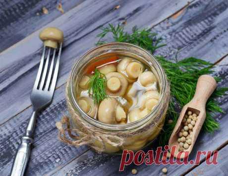 Маринованные шампиньоны - рецепт приготовления с фото от Maggi.ru