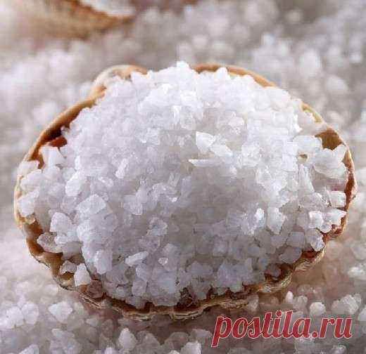 Укрепление зубов морской солью