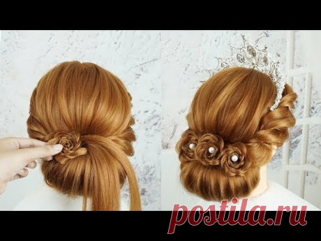 Прическа 2019 - Прическа Легкая - Прическа На Выпускной | Elegant Bridal Hairstyle